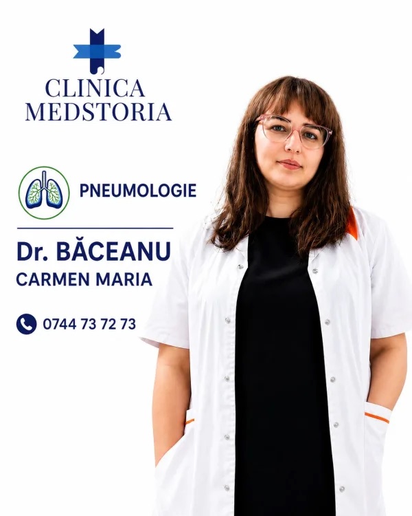 Dr. Carmen Baceanu, medic specialist pneumolog la Clinica Medstoria