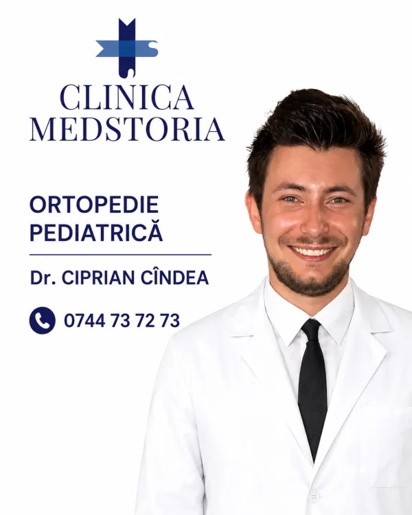 Dr. Ciprian Cindea, medic specialist ortopedie pediatrică la Clinica Medstoria