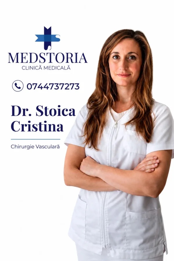 Dr. Cristina Stoica, medic chirurgie vasculară la Clinica Medstoria