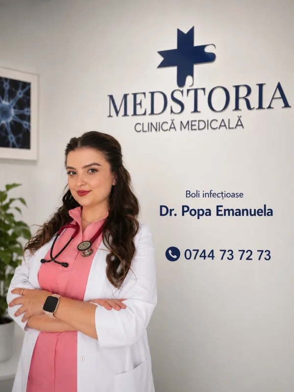Dr. Emanuela Popa, medic boli infecțioase la Clinica Medstoria
