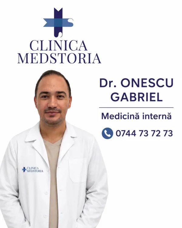 Dr. Gabriel Onescu, medic specialist medicină internă la Clinica Medstoria