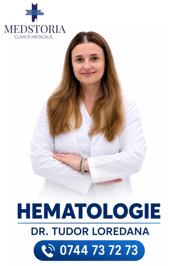 Dr. Tudor Loredana, medic primar hematologie la Clinica Medstoria