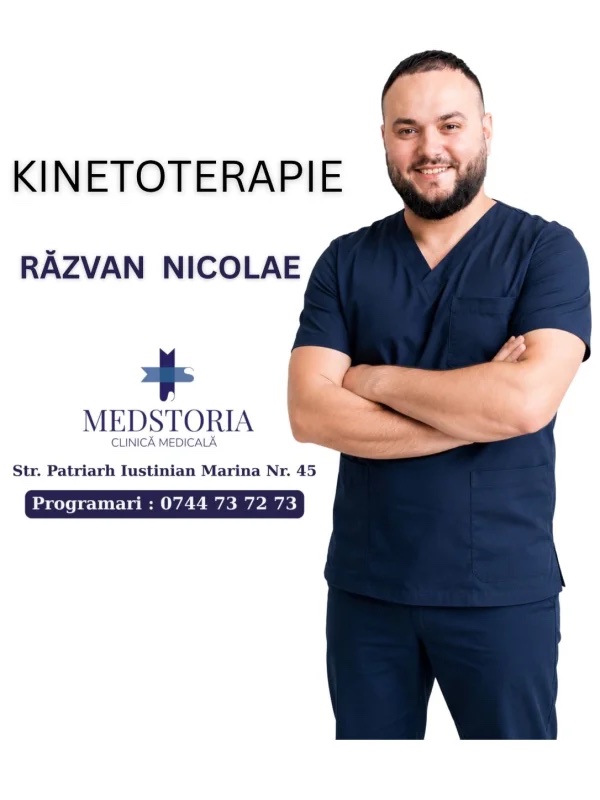 Răzvan Nicolae, Kinetoterapeut la Clinica Medstoria